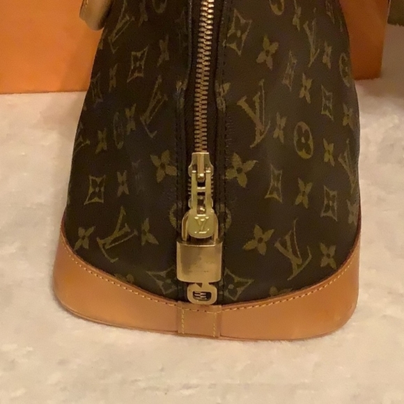 VI1923 vintage louis vuitton alma & lock/key - Picture 6 of 12